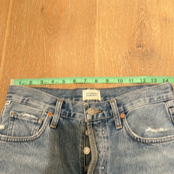 Citizens of Humanity Denim Cut-Off Shorts - Picture 9 of 11